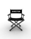 DirectorÃ¢â¬â¢s chair Royalty Free Stock Photo